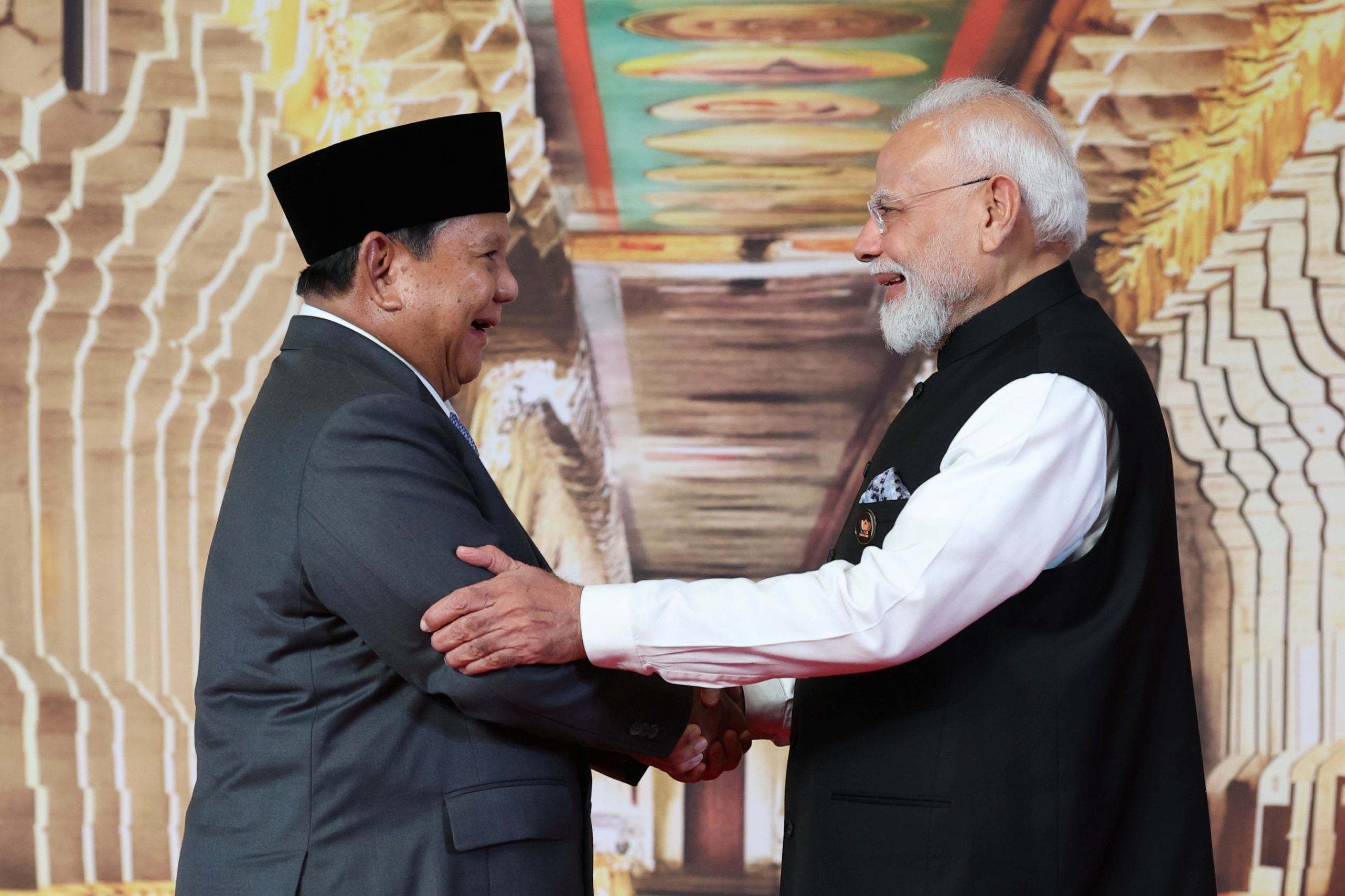 Presiden Prabowo Bertemu PM India Narendra Modi
