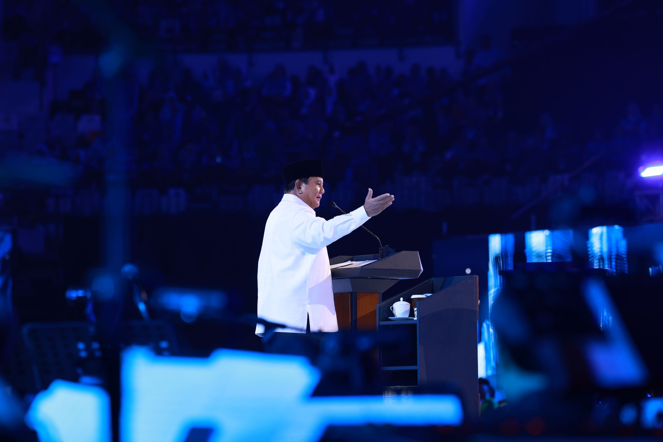 Presiden Prabowo di HUT Partai Demokrat