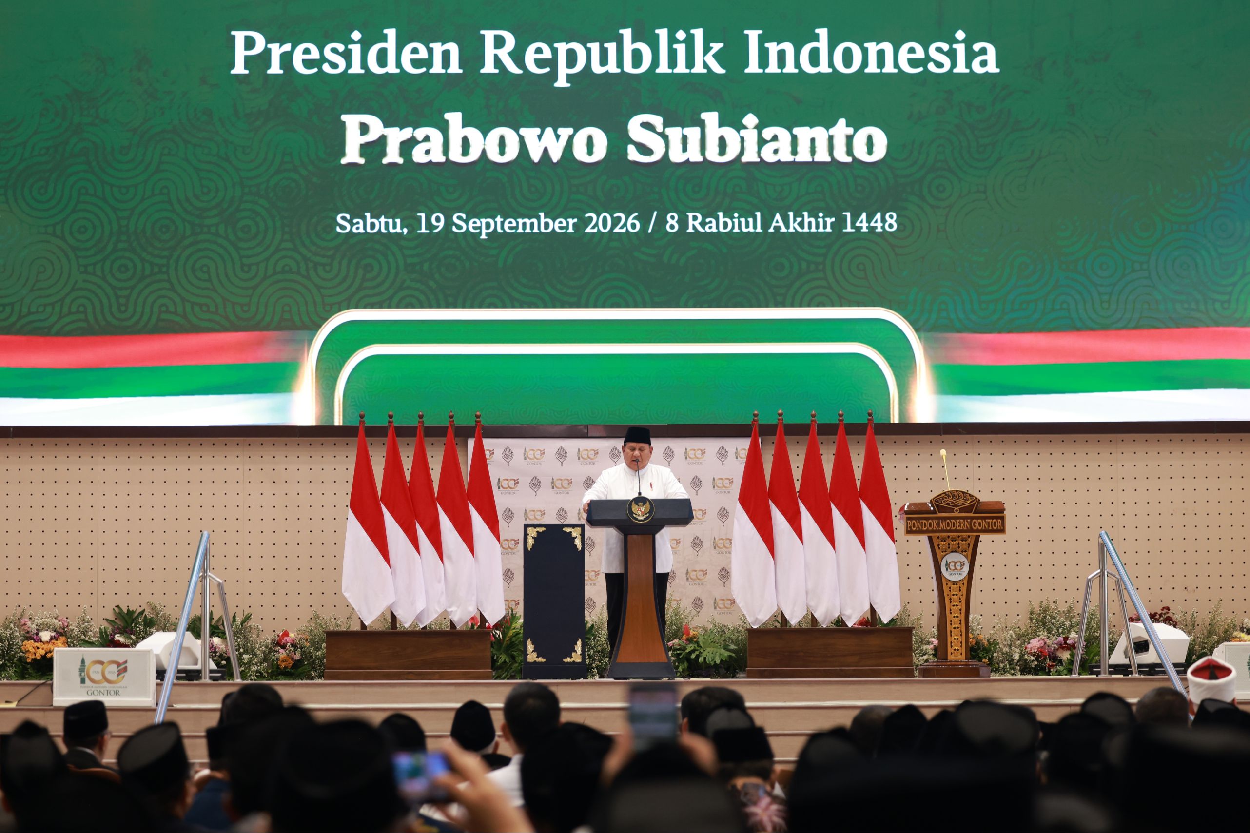 Presiden Prabowo Hadiri Syukuran 100 Tahun Pondok Modern Darussalam Gontor, 19 September 2026