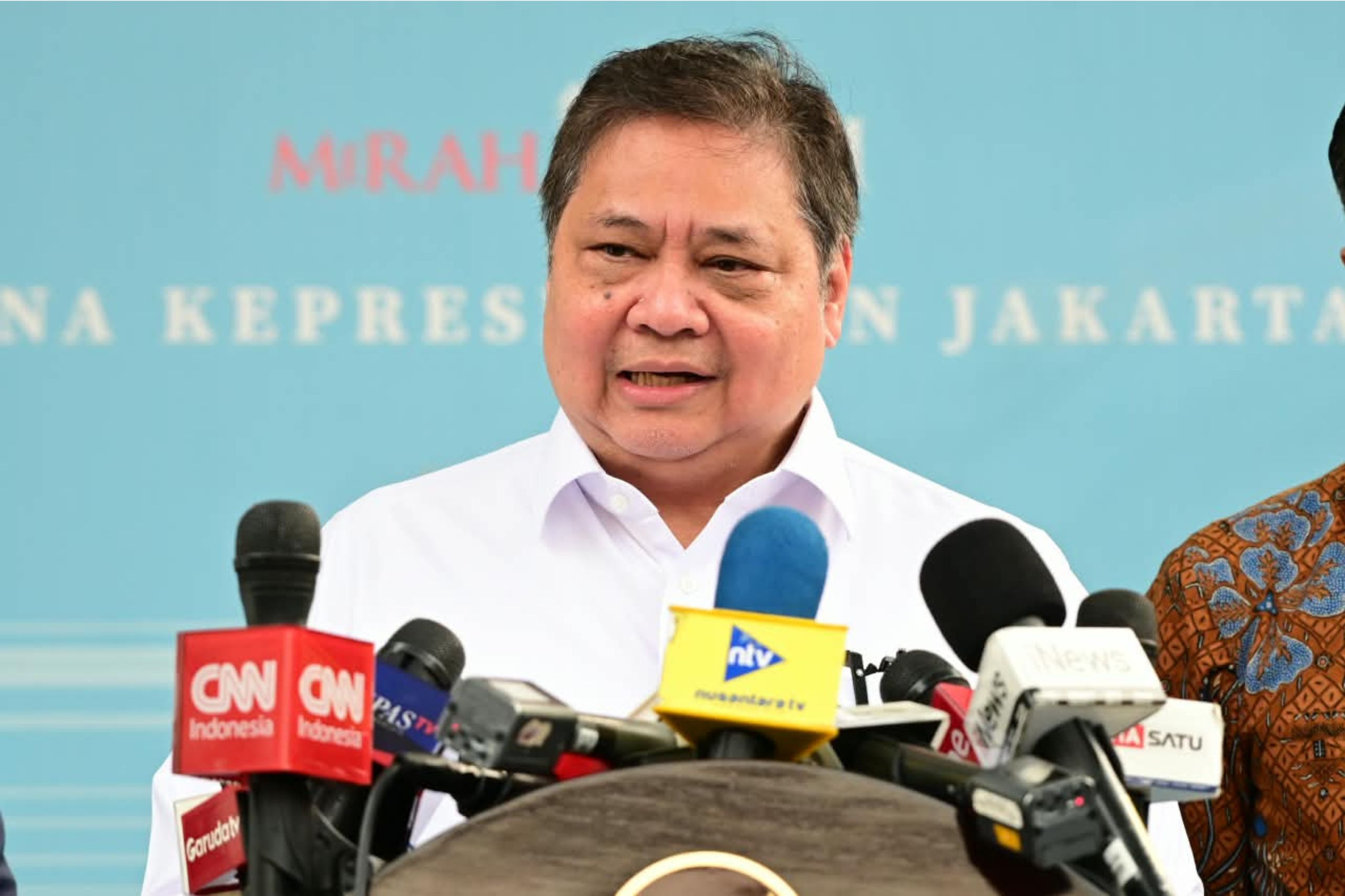 Menko Perekonomian Airlangga Hartaro