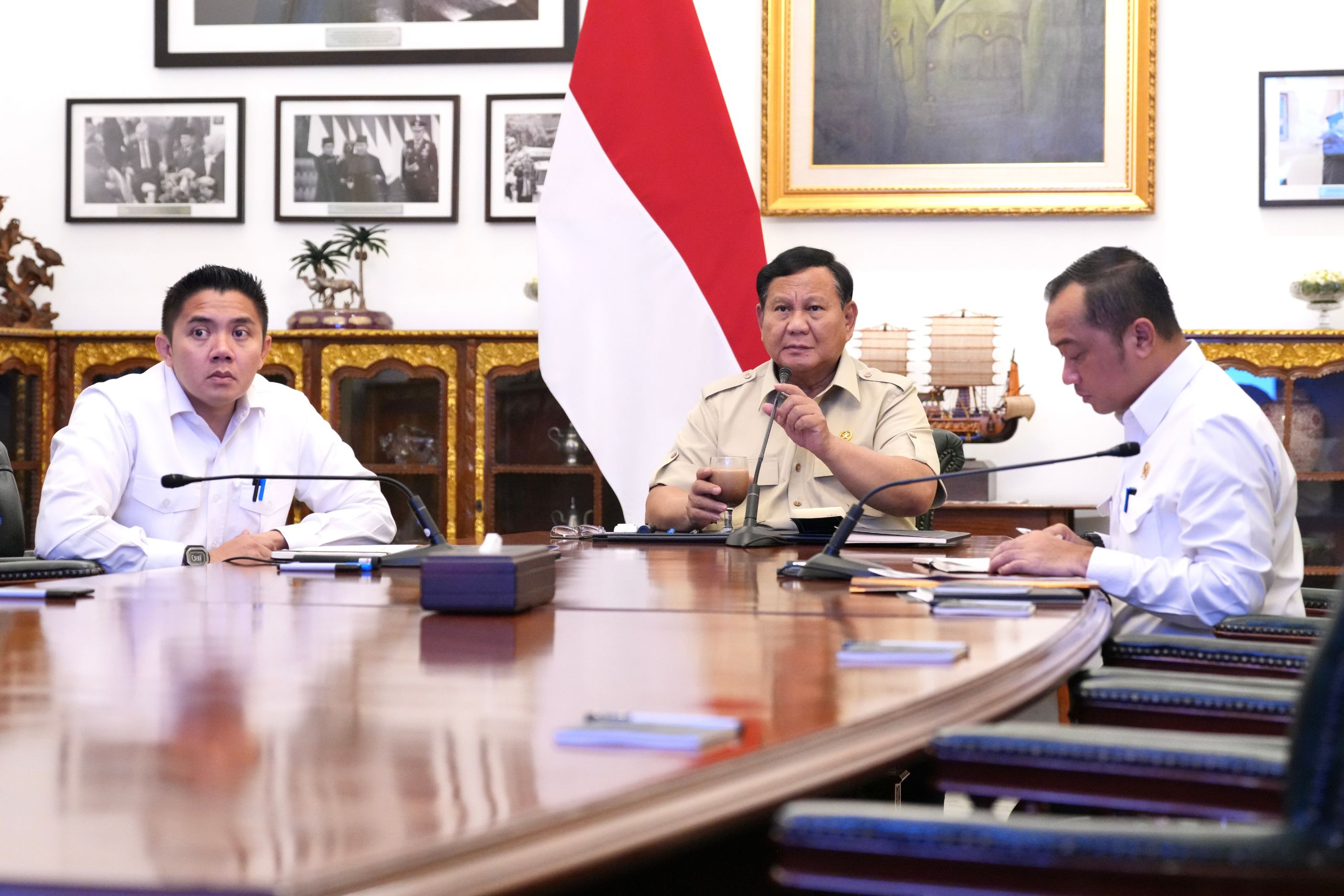 Presiden Prabowo Subianto Pimpin Ratas Karhutla