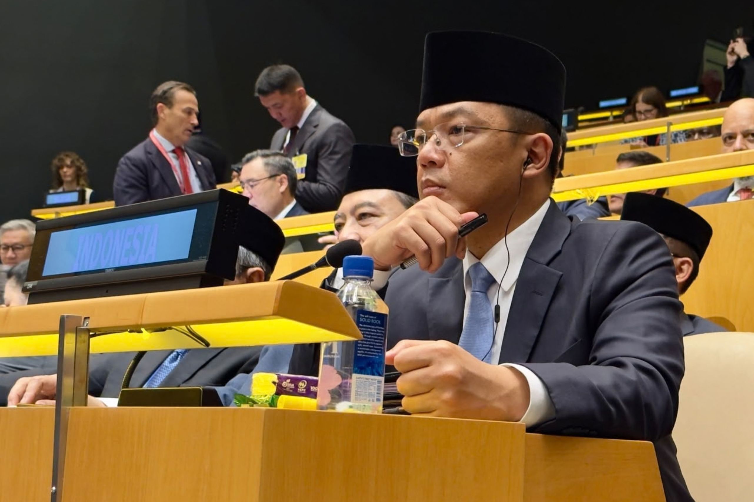 Menteri Luar Negeri Sugiono di Sidang Umum PBB