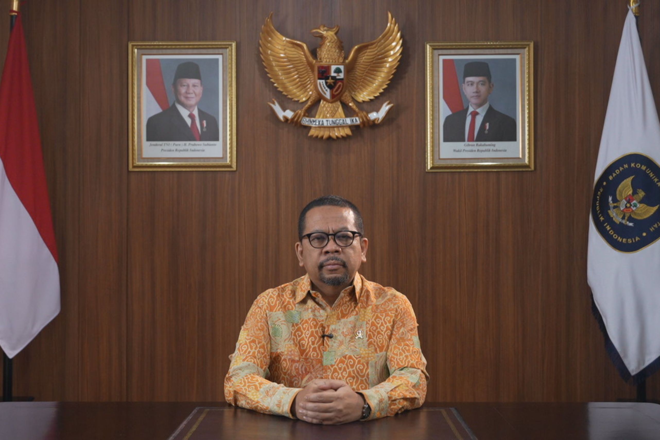 Kepala Badan Komunikasi Pemerintah RI Muhammad Qodari
