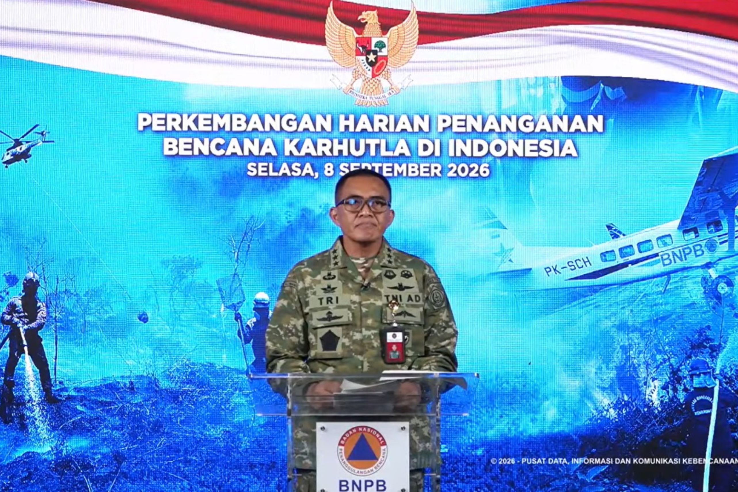Sekretaris Jenderal Kementerian Pertahanan Letjen TNI Tri Budi Utomo