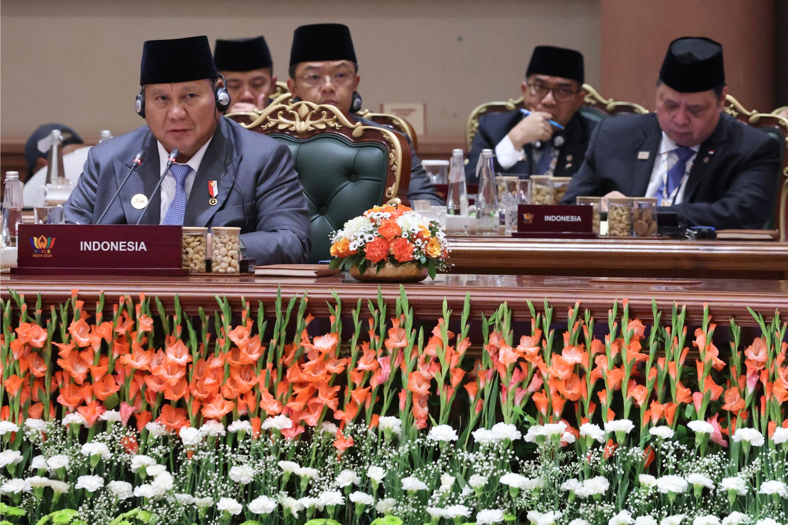 Presiden Prabowo Berbicara di KTT BRICS, India