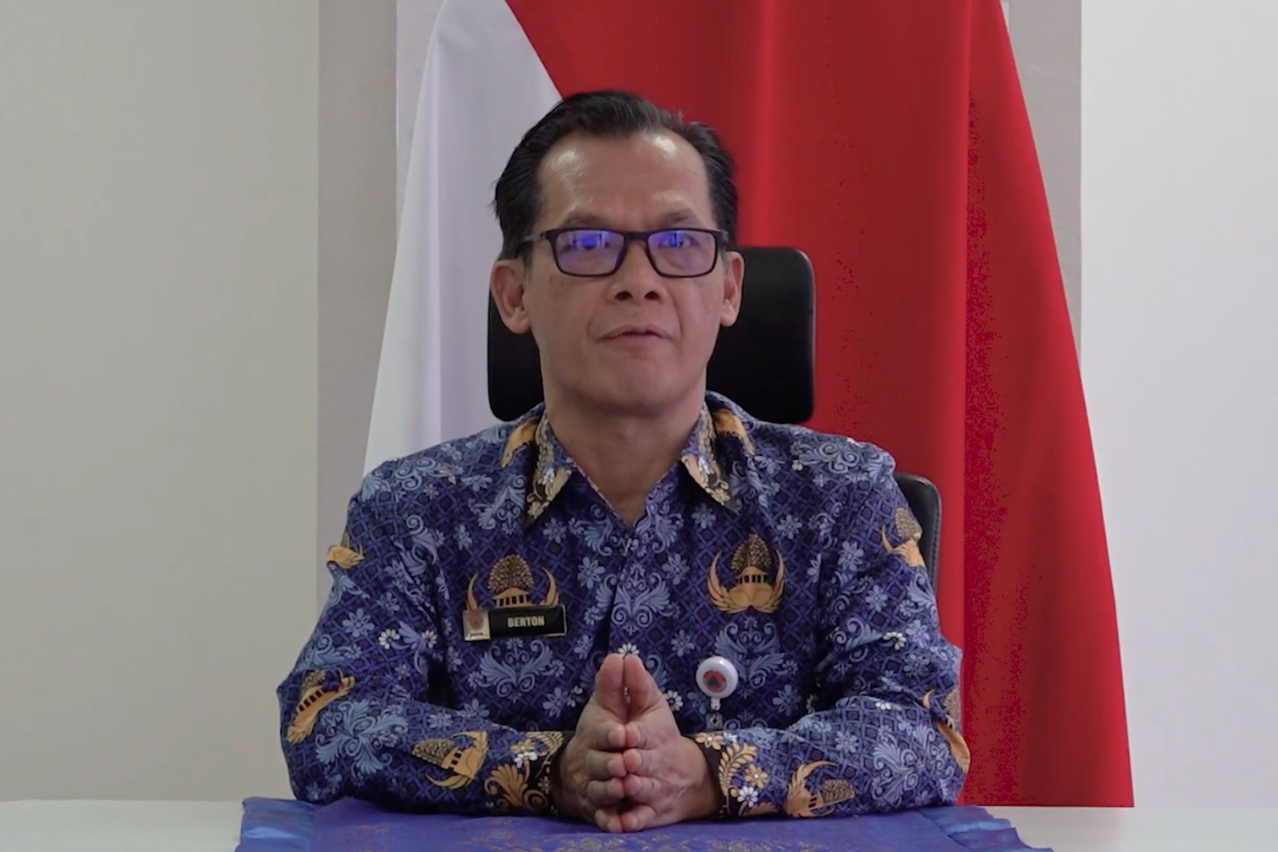 Kapusdatin BNPB Berton SP Panjaitan