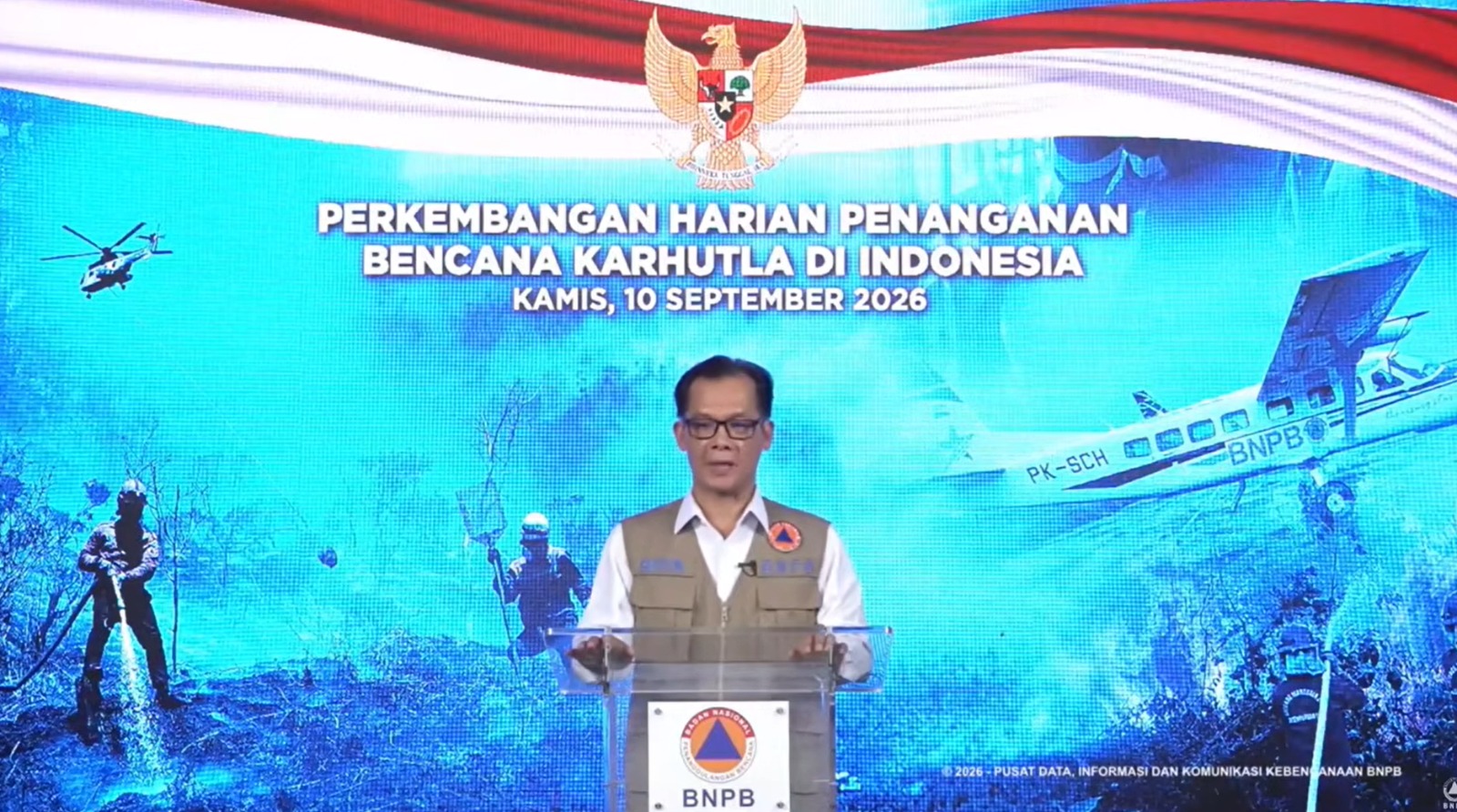 Kapusdatinkom BNPB Berton SP Pandjaitan