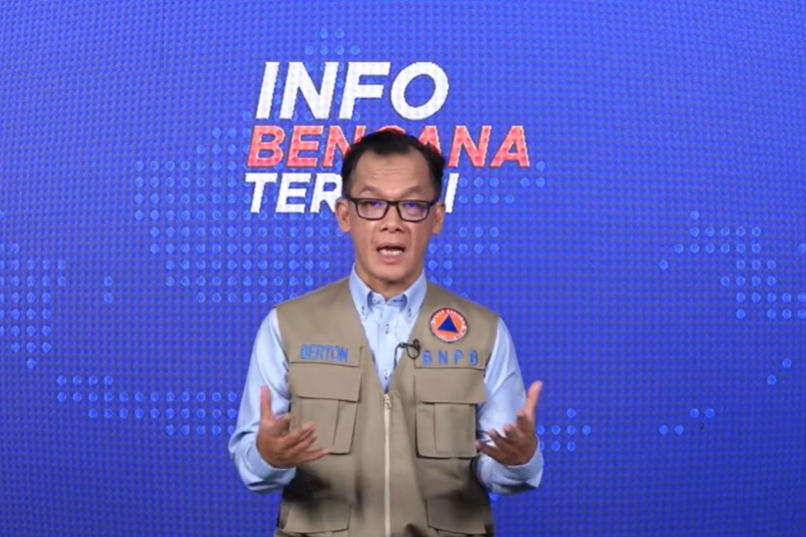 Pelaksana Tugas (Plt.) Kepala Pusat Data, Informasi, dan Komunikasi Kebencanaan BNPB Berton SP Panjaitan