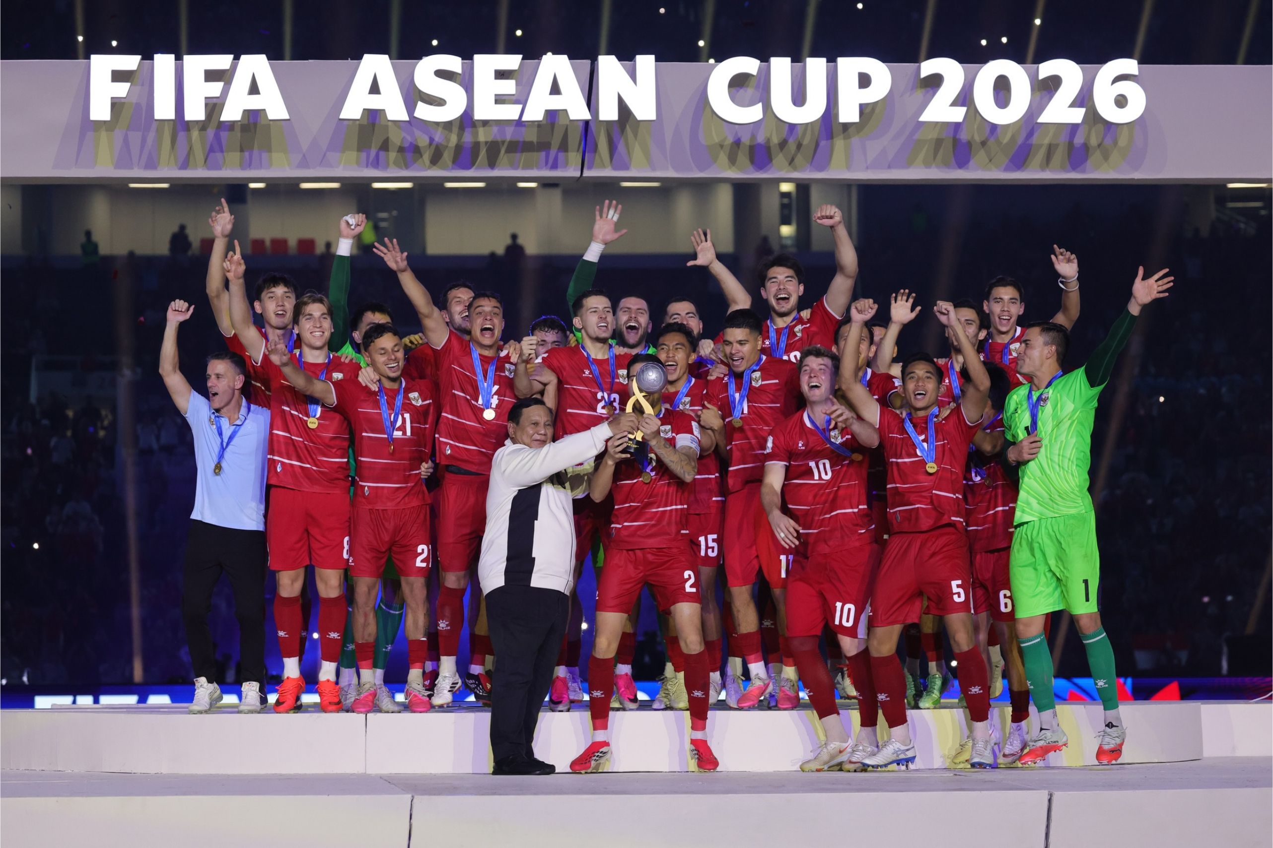 Presiden Prabowo Subianto di FIFA Asean Cup
