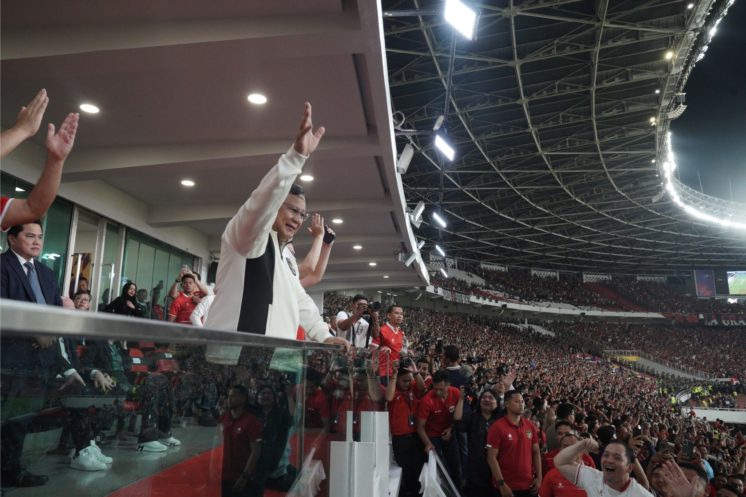 Presiden Prabowo Subianto di FIFA Asean Cup