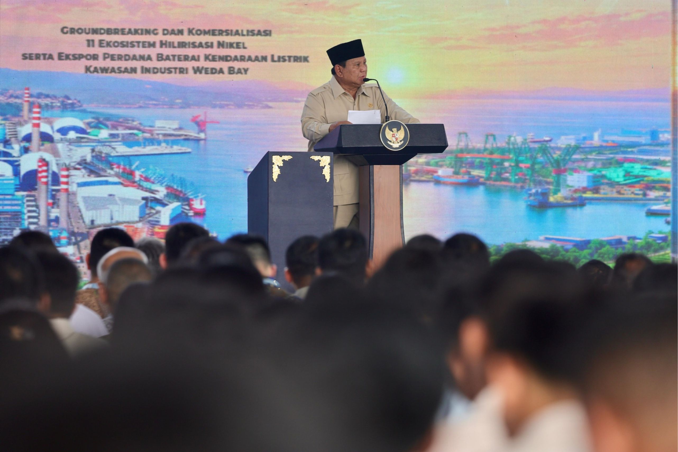 Presiden Prabowo Subianto di Peresmian 11 Proyek Hilirisasi