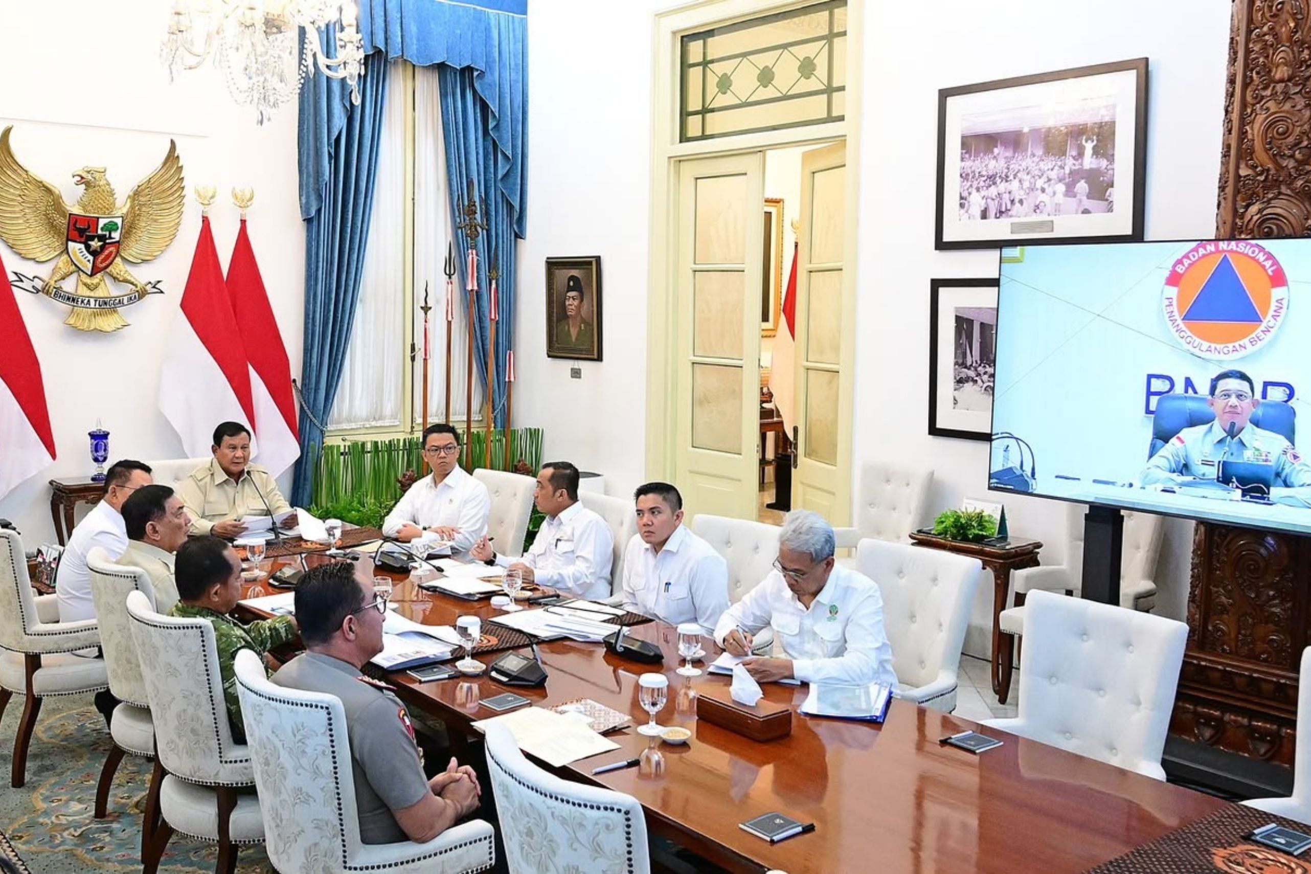 Presiden Prabowo Subianto pimpin ratas karhutla