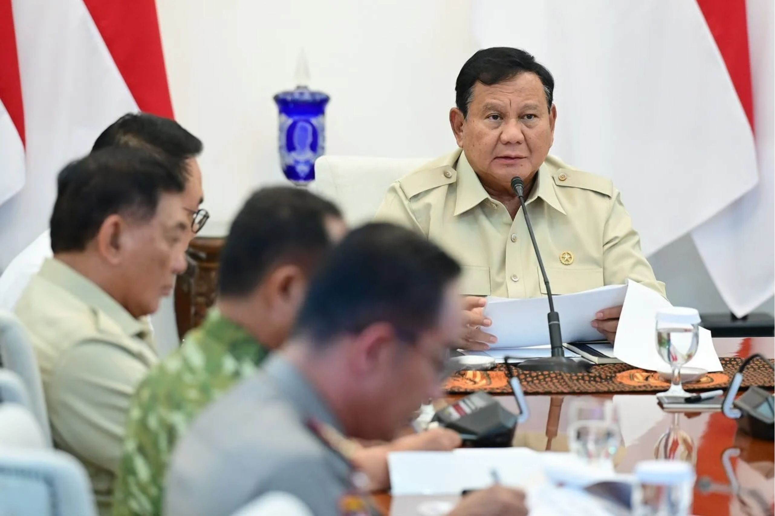 Presiden Prabowo Pimpin Ratas Karhutla