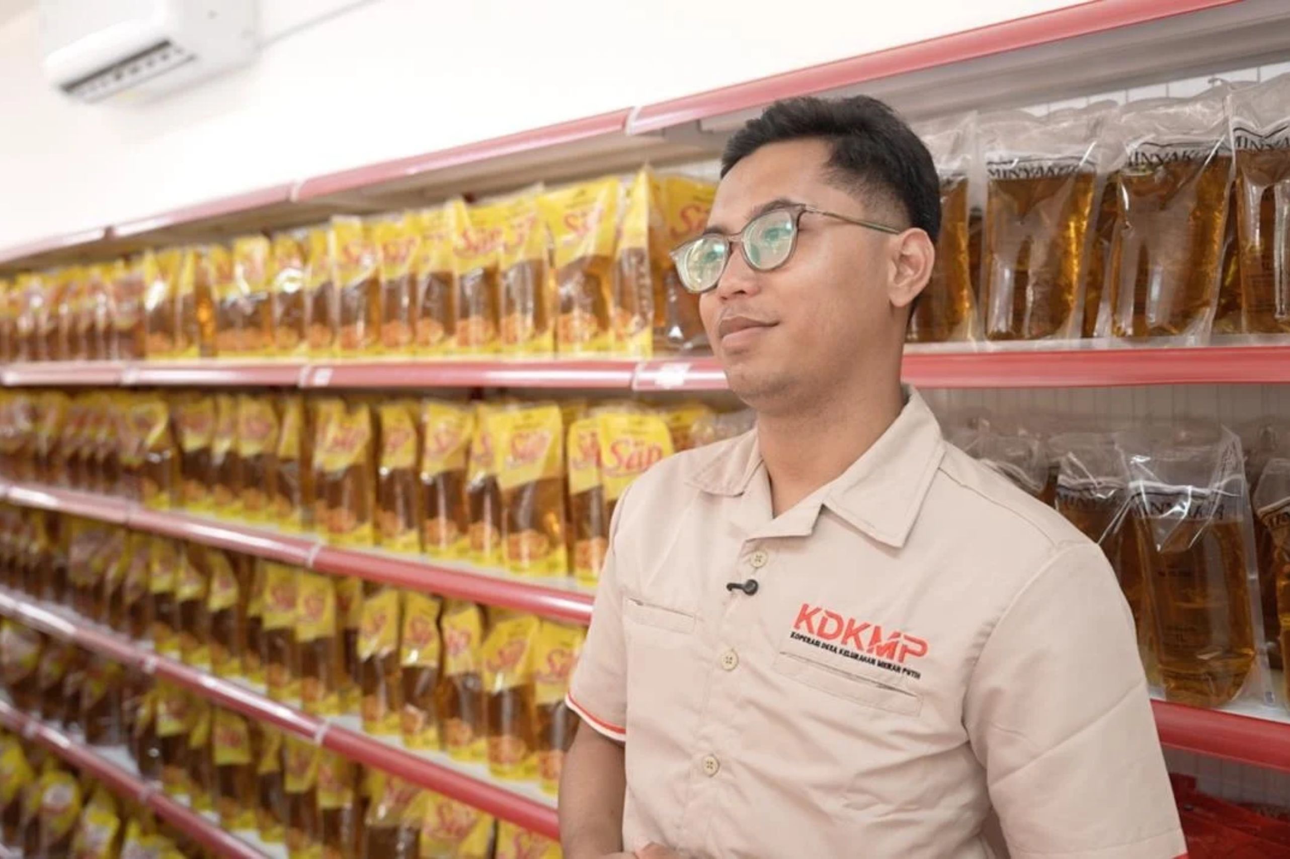 Manajer KDKMP Cipedak Syahrul Alfian