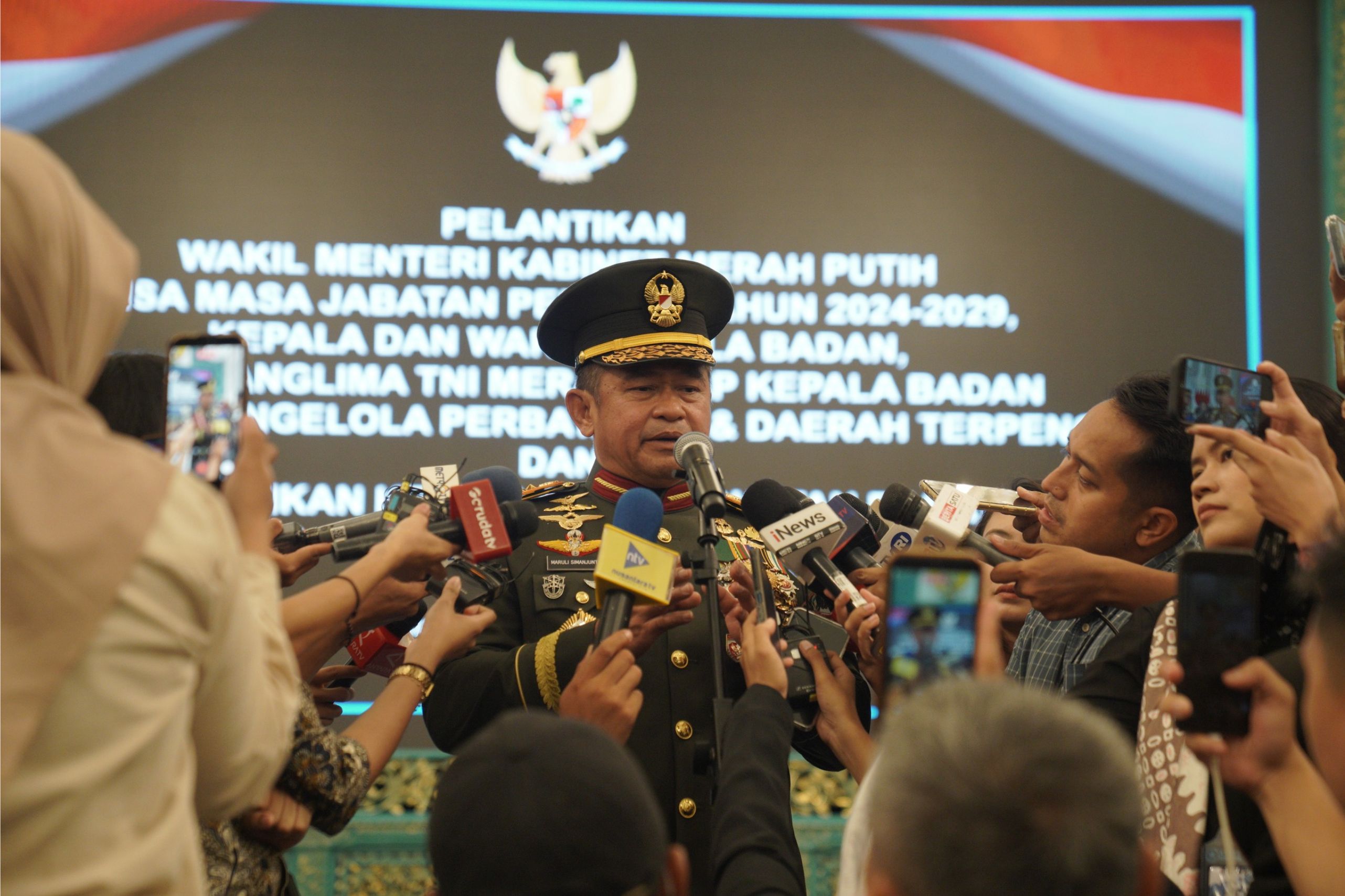 Wakil Panglima TNI merangkap Kepala Badan Nasional Pengelola Perbatasan dan Daerah Terpencil Maruli Simanjuntak