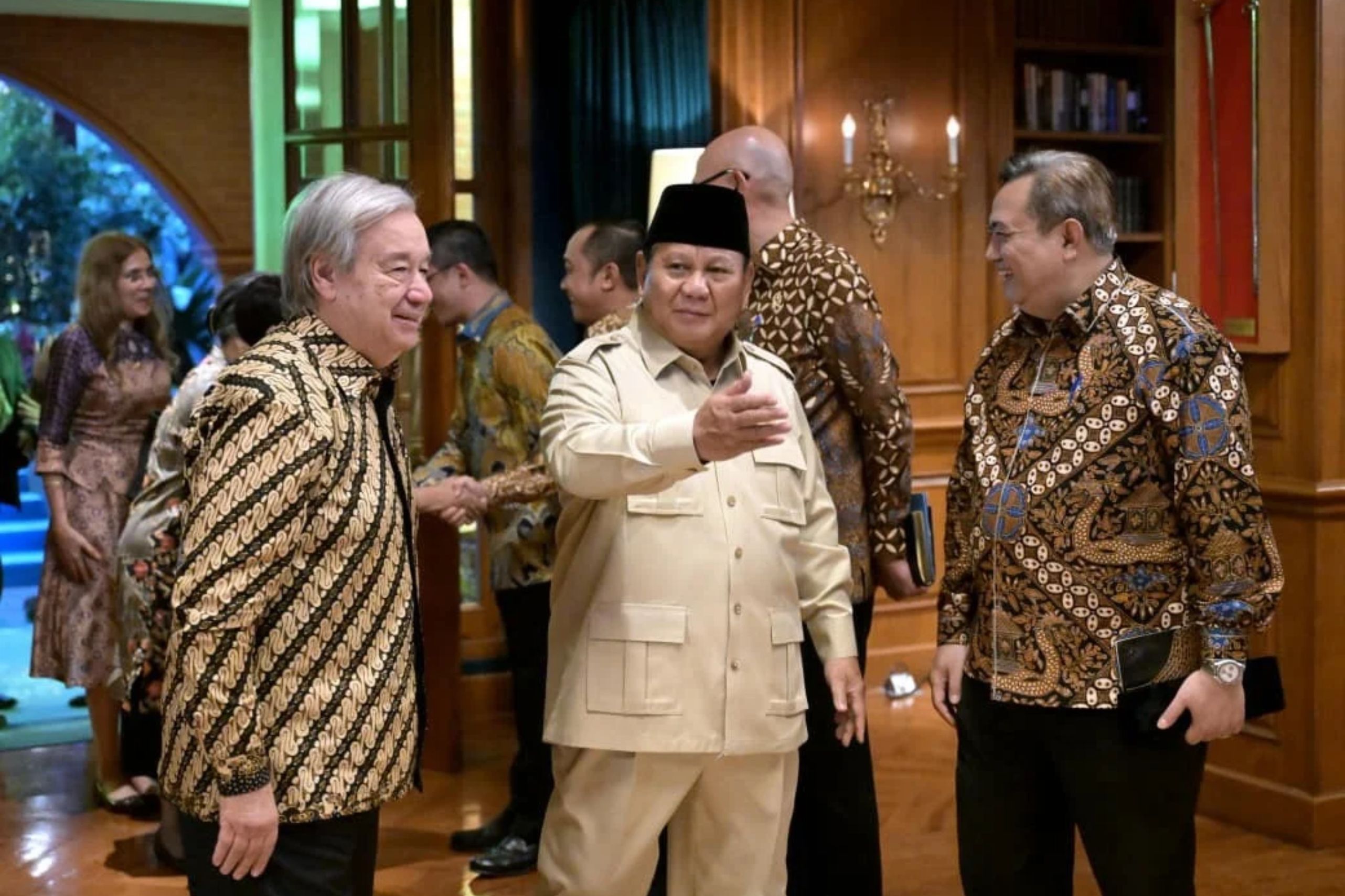 Presiden Prabowo Subianto dan Sekjen PBB Antonio Guterres